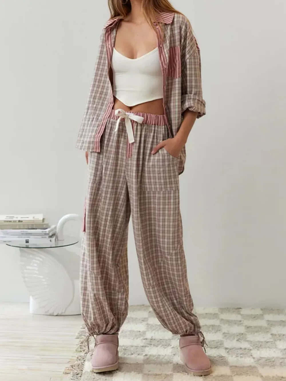 Elena Two-Piece Loungewear Set