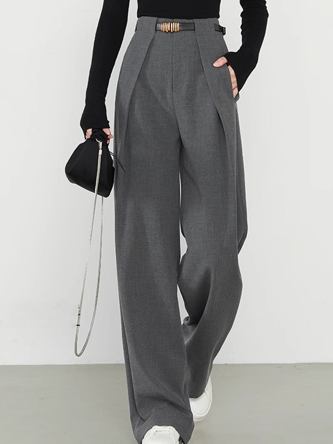 Lina Straight-Leg Trousers