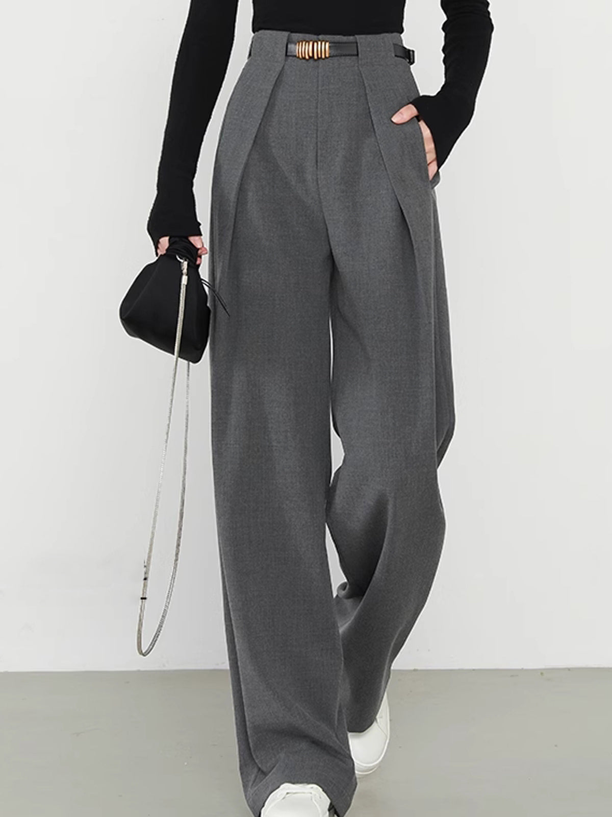 Lina Straight-Leg Trousers