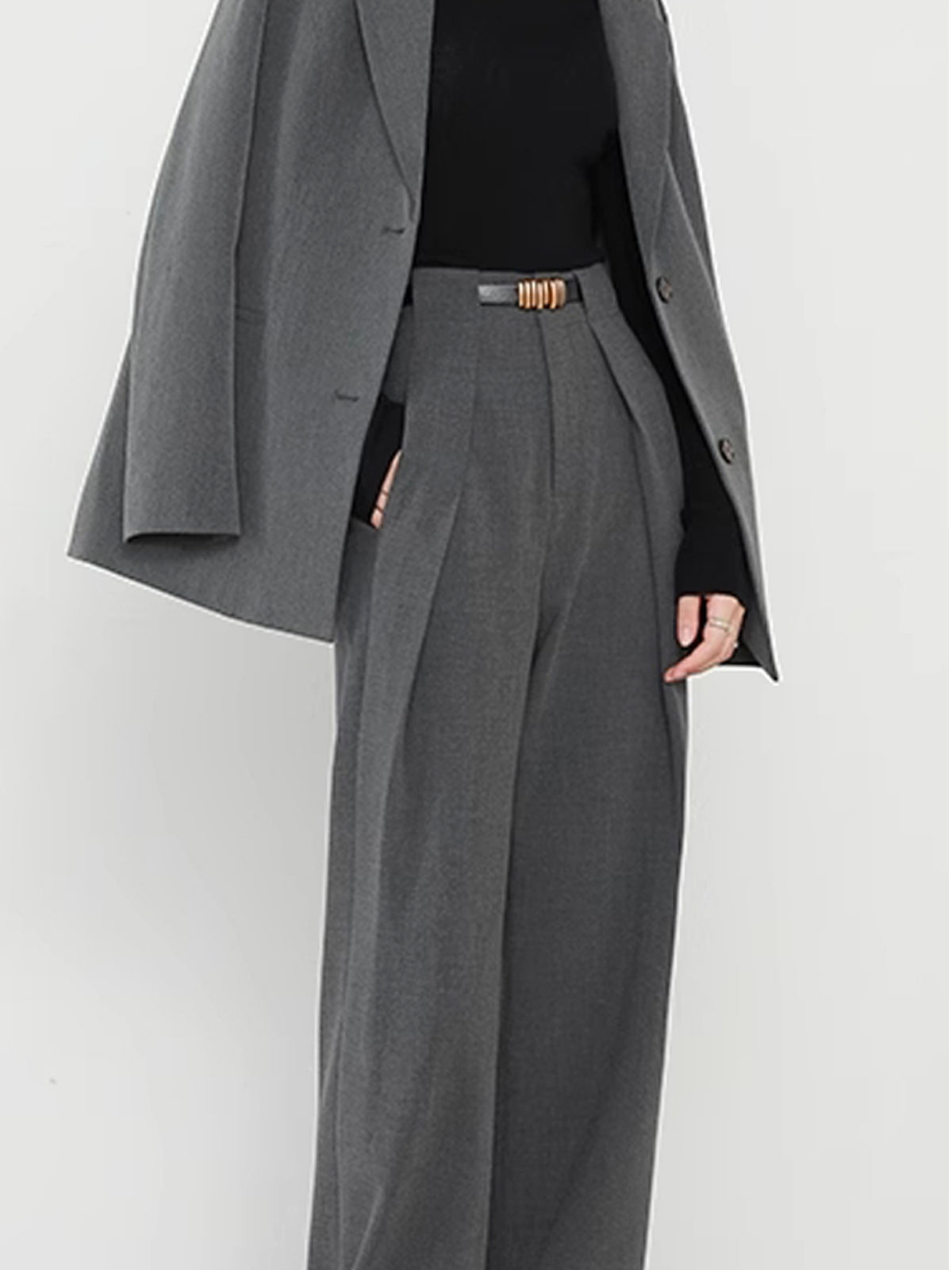 Lina Straight-Leg Trousers