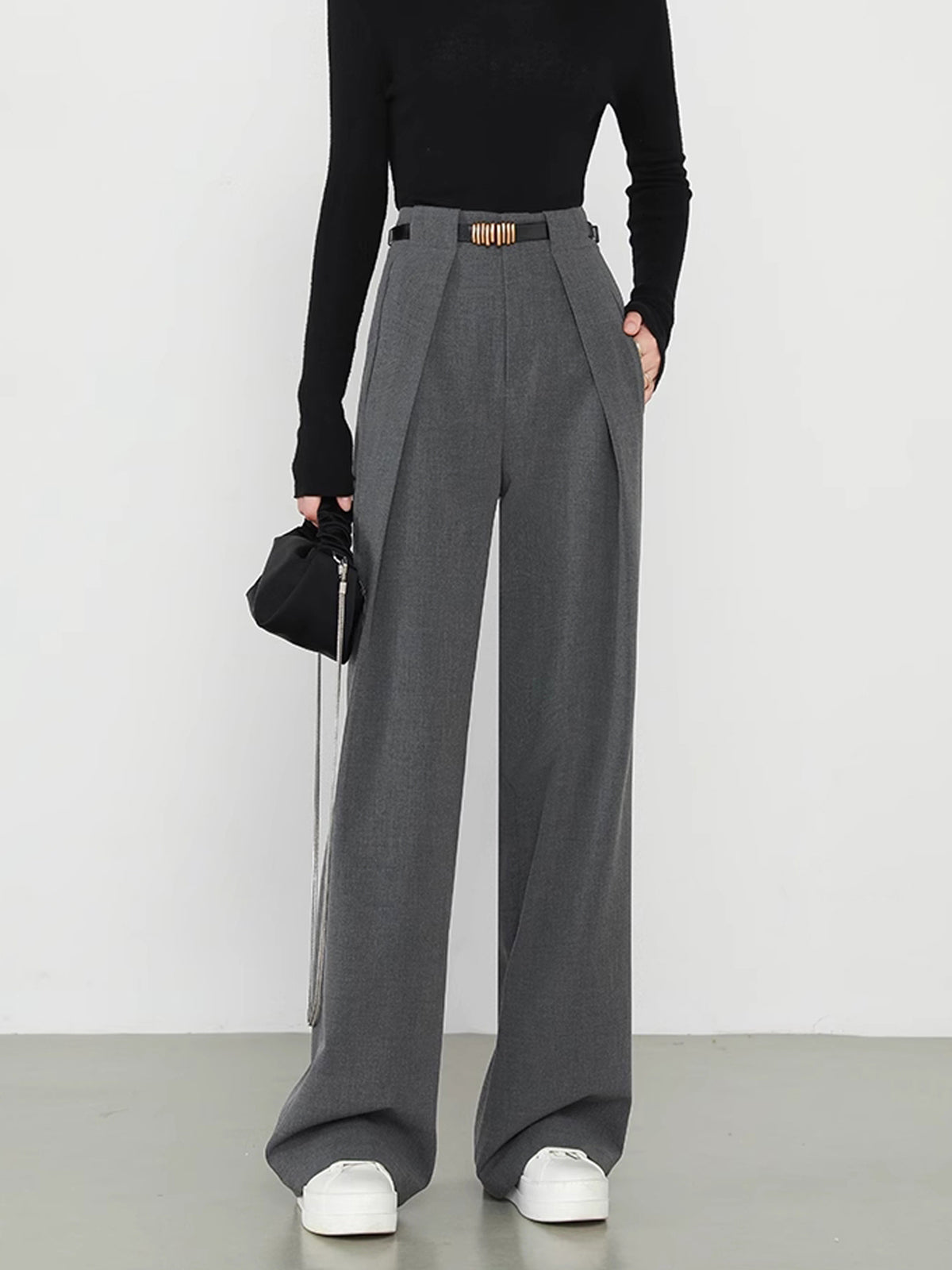 Lina Straight-Leg Trousers