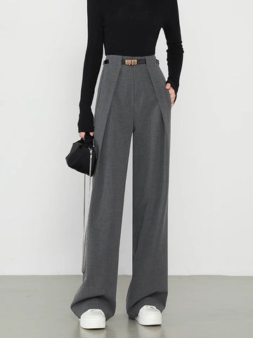 Lina Straight-Leg Trousers