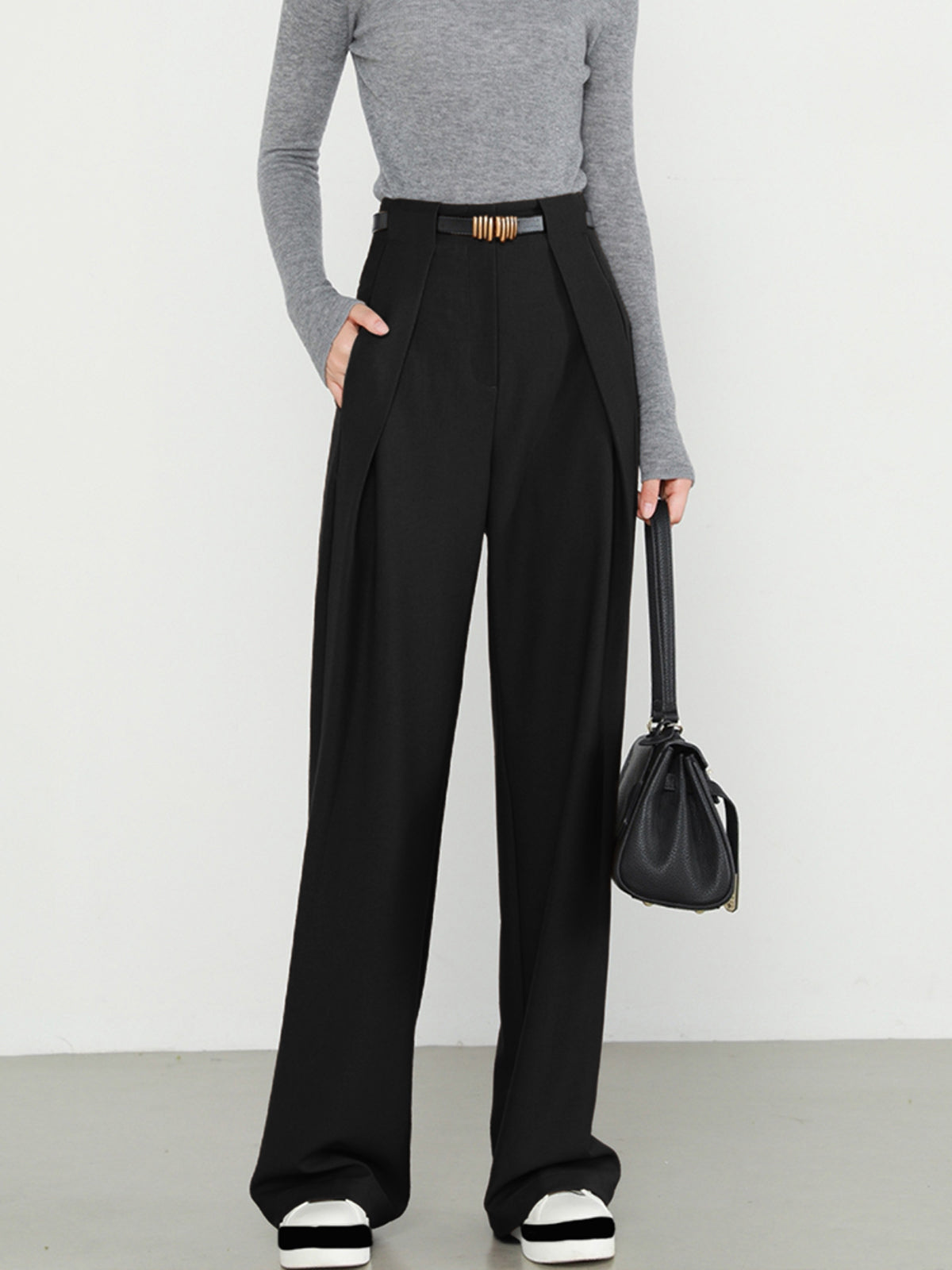 Lina Straight-Leg Trousers