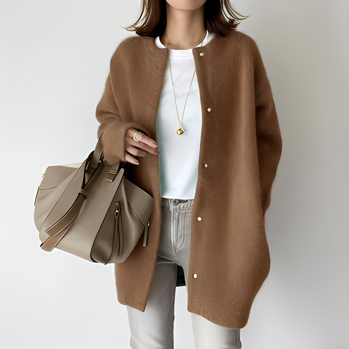 Khaya Open-Front Cardigan