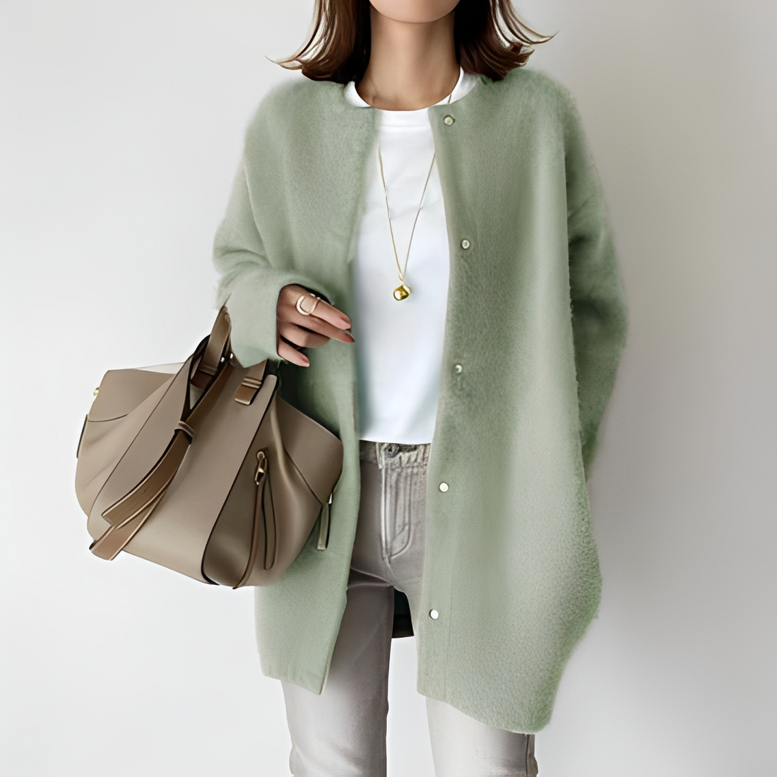 Khaya Open-Front Cardigan