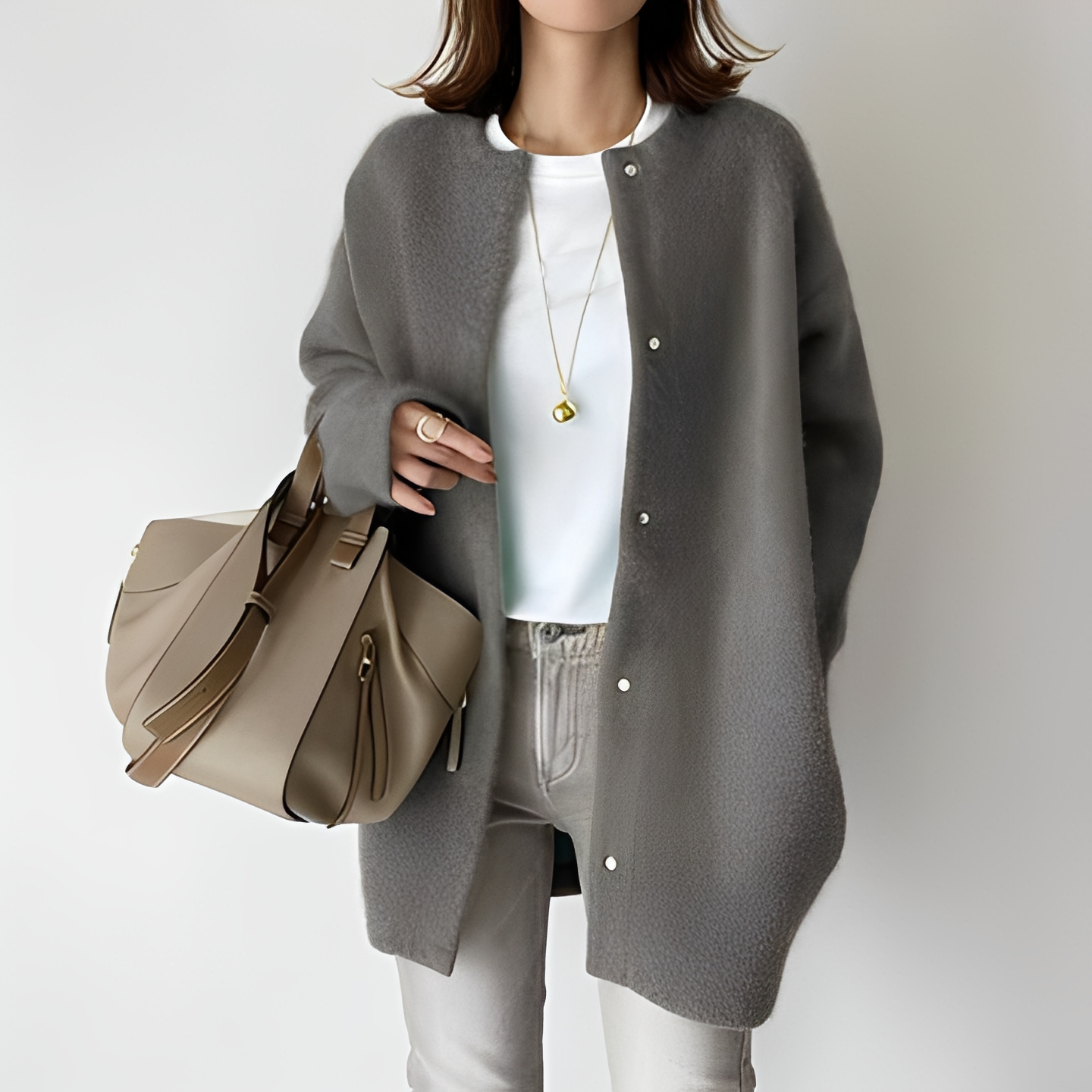 Khaya Open-Front Cardigan