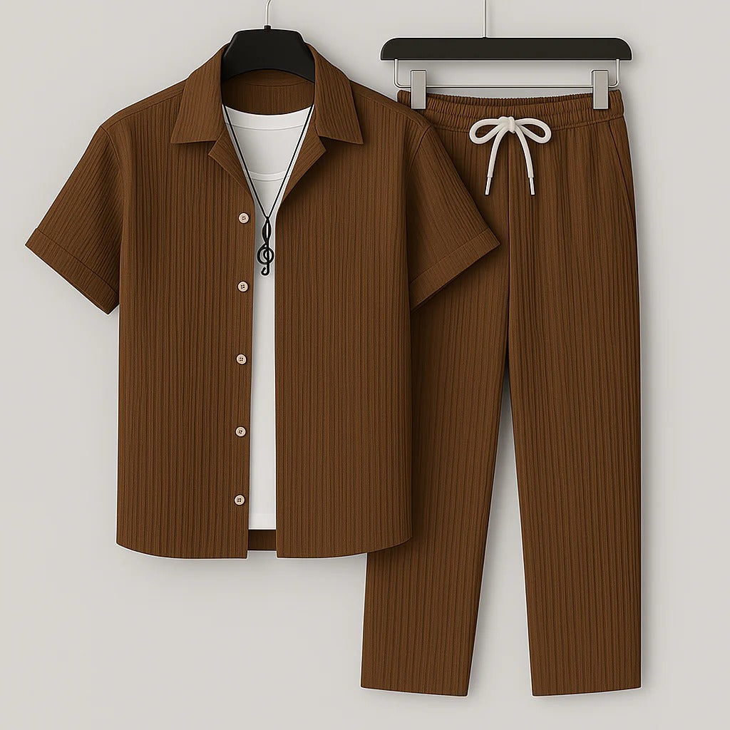 Kamil Striped Outfit Set