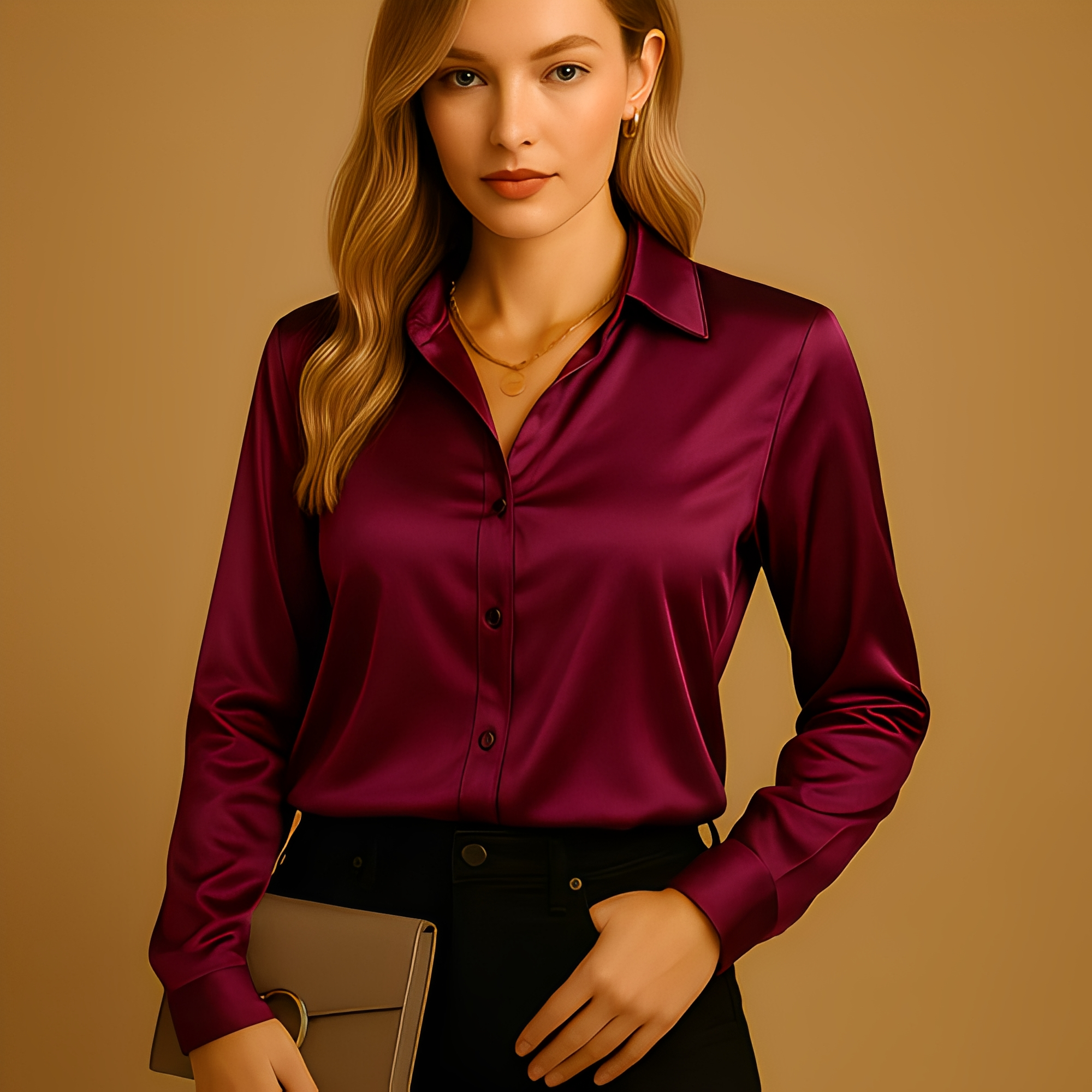 Alesia Long-Sleeve Blouse