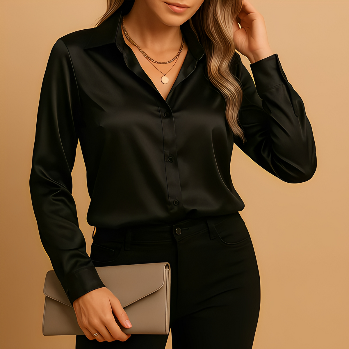 Alesia Long-Sleeve Blouse
