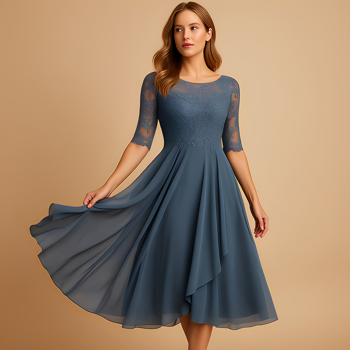 Aleka Midi Dress