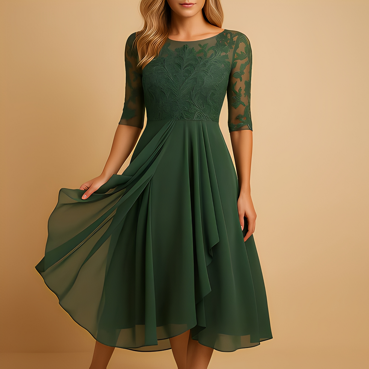 Aleka Midi Dress