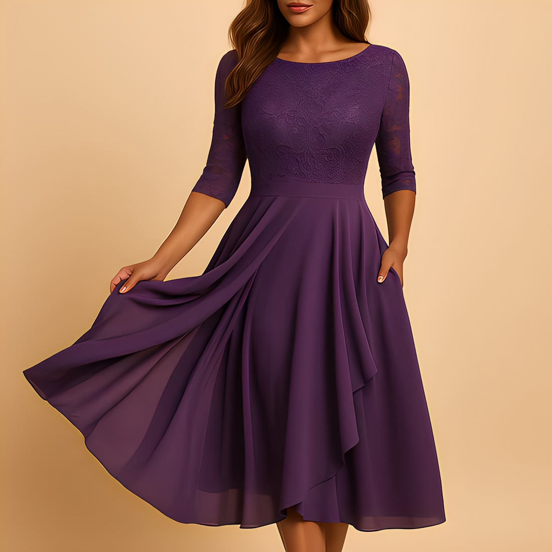 Aleka Midi Dress