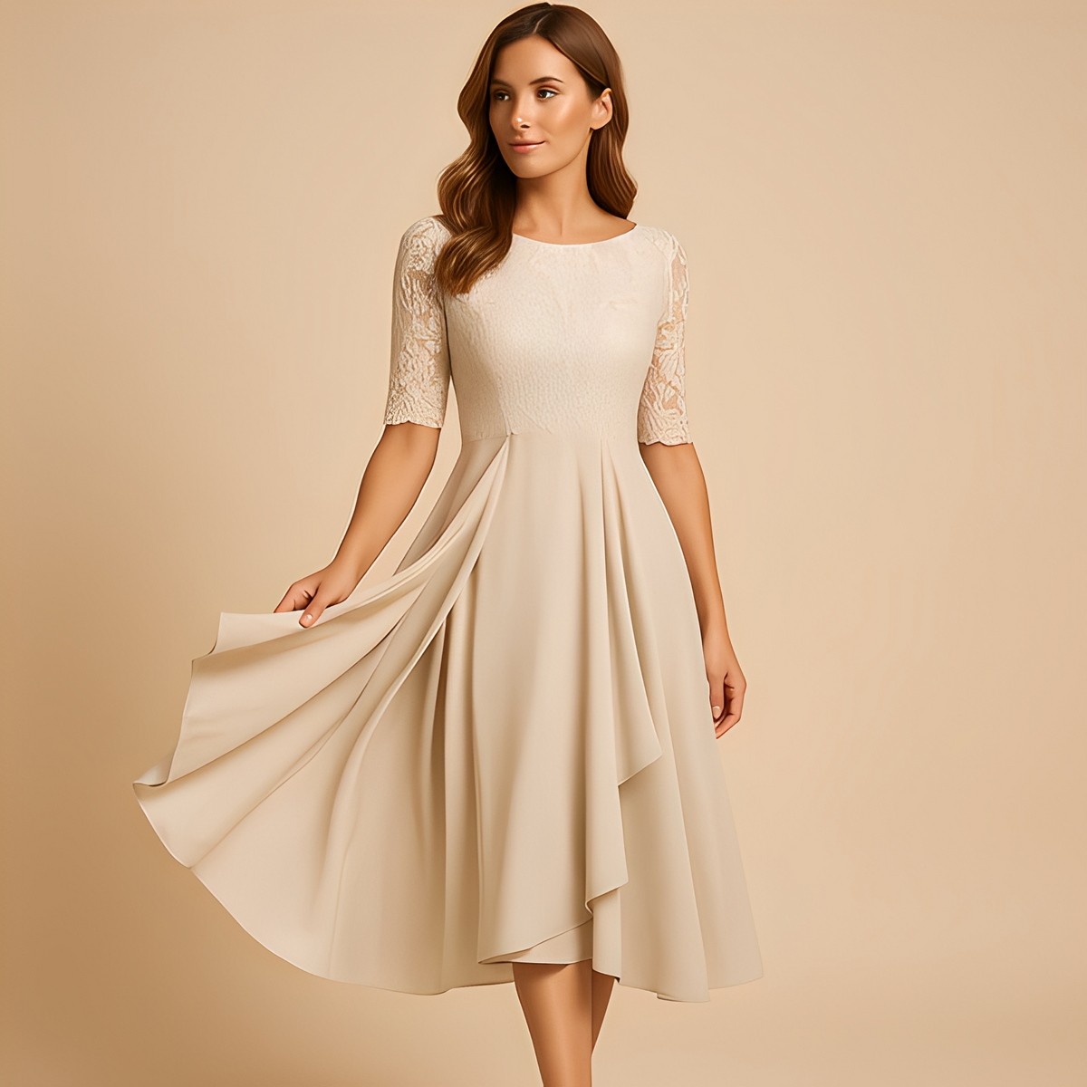 Aleka Midi Dress